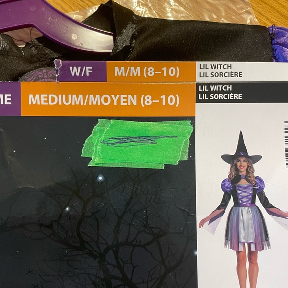 Costume witch size 8/10 médium New - Picture 2 of 6